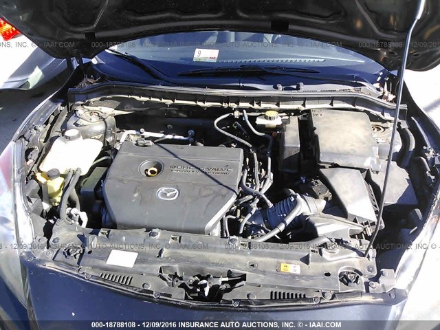 JM1BL1UG2B1454423 - 2011 MAZDA 3 I BLACK photo 10