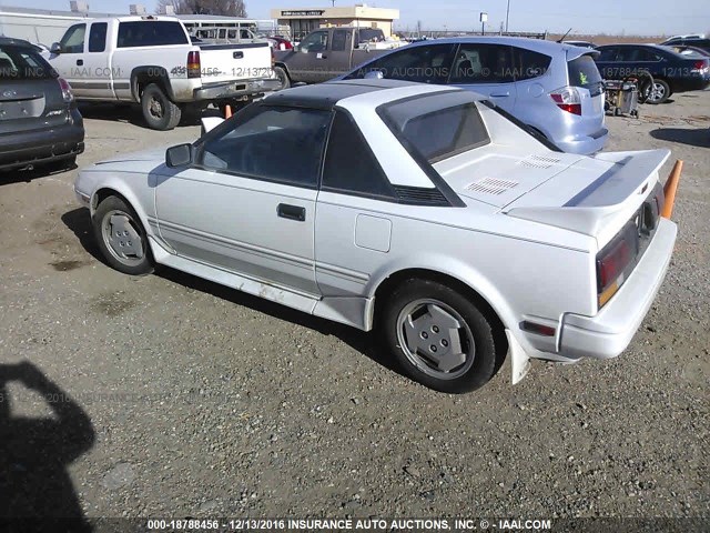 JT2AW15J0H0118130 - 1987 TOYOTA MR2 T-BAR WHITE photo 3