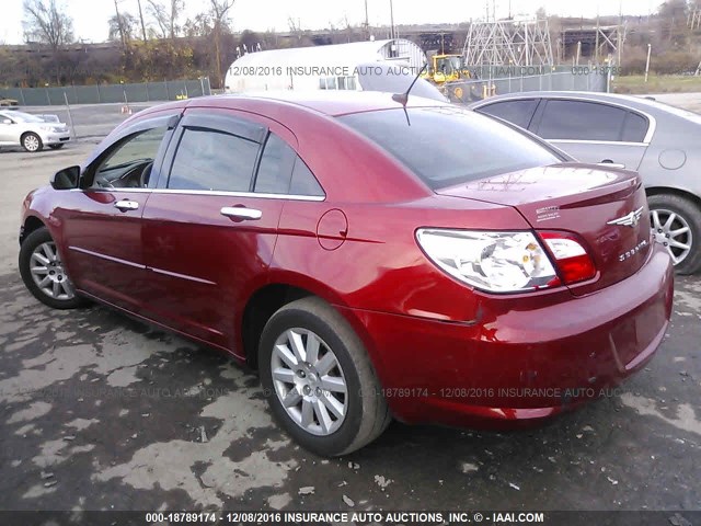 1C3LC46K88N224673 - 2008 CHRYSLER SEBRING LX RED photo 3