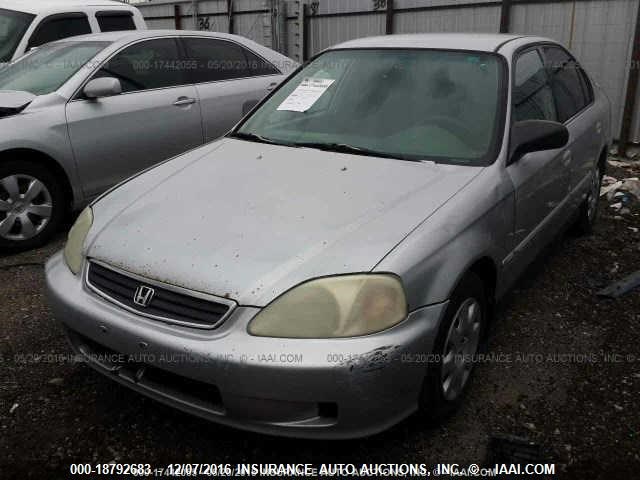 2HGEJ6612YH560262 - 2000 HONDA CIVIC SE SILVER photo 6