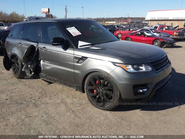 SALWR2TFXEA393415 - 2014 LAND ROVER RANGE ROVER SPORT SC GRAY photo 1