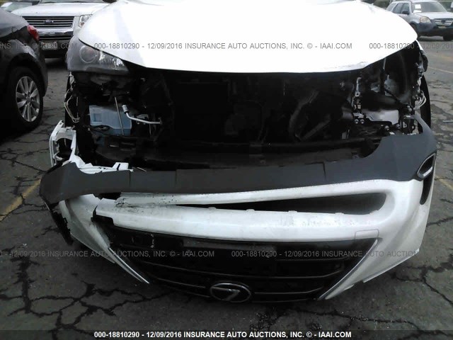 JTJYWRBZXF2008148 - 2015 LEXUS NX 300H WHITE photo 6