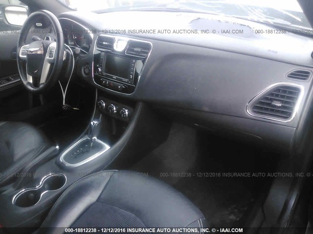 1C3CCBHG6CN223415 - 2012 CHRYSLER 200 S BLACK photo 5