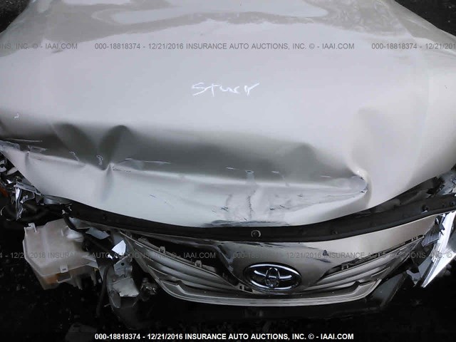 4T1BK46K17U522413 - 2007 TOYOTA CAMRY NEW GENERAT LE/XLE/SE TAN photo 10