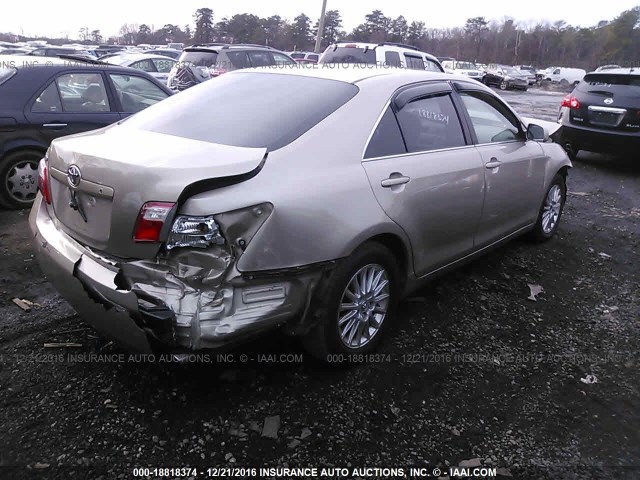 4T1BK46K17U522413 - 2007 TOYOTA CAMRY NEW GENERAT LE/XLE/SE TAN photo 4