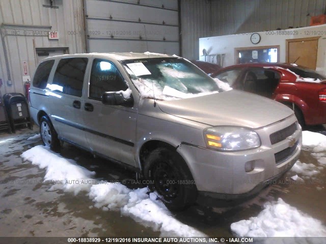 1GNDV23W07D160596 - 2007 CHEVROLET UPLANDER LS BEIGE photo 1