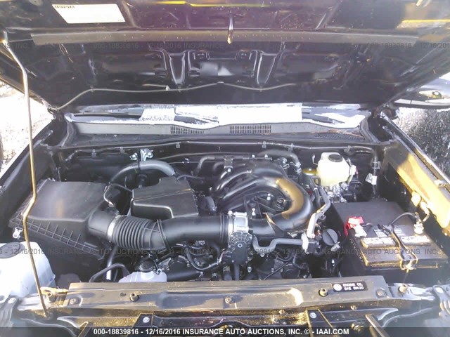 3TMDZ5BN7HM016203 - 2017 TOYOTA TACOMA DOUBLE CAB/SR5/TRD SPORT/ BLACK photo 10