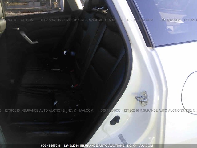 5J8TB18508A012878 - 2008 ACURA RDX TECHNOLOGY WHITE photo 8