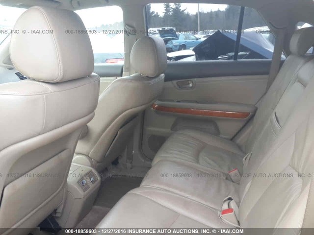 2T2HA31U15C061398 - 2005 LEXUS RX 330 WHITE photo 8