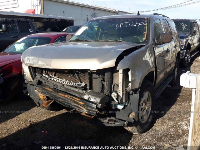 1GNFC13C37J330952 - 2007 CHEVROLET TAHOE C1500 BROWN photo 2