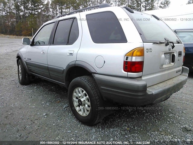 4S6CK58W114413927 - 2001 HONDA PASSPORT EX/LX 银色 照片 3