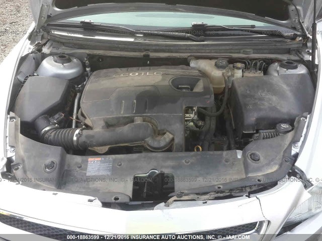 1G1ZB5E15BF200171 - 2011 CHEVROLET MALIBU LS ვერცხლისფერი ფოტო 10