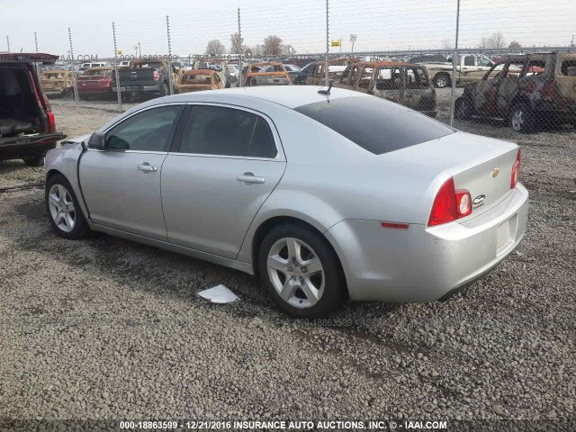 1G1ZB5E15BF200171 - 2011 CHEVROLET MALIBU LS ვერცხლისფერი ფოტო 3
