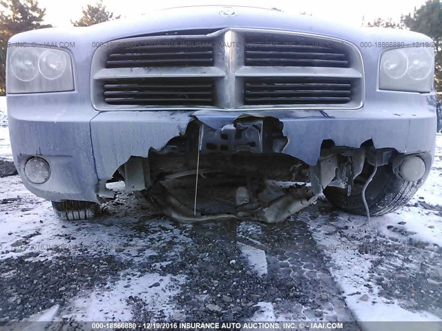 2B3KA43GX7H809020 - 2007 DODGE CHARGER SE/SXT Light Blue photo 6