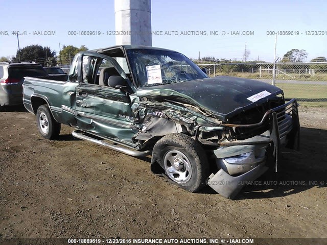 3B7HC13Y8WG197604 - 1998 DODGE RAM 1500 GREEN photo 1