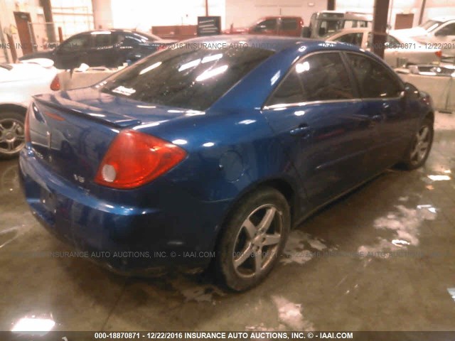 1G2ZG58N974165438 - 2007 PONTIAC G6 SE BLUE photo 4