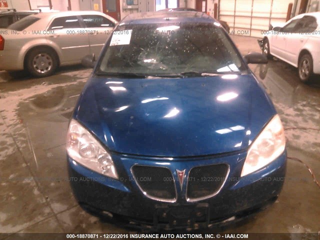 1G2ZG58N974165438 - 2007 PONTIAC G6 SE BLUE photo 6