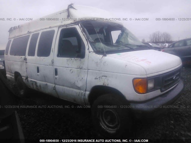 1FTNS24L63HA86355 - 2003 FORD ECONOLINE E250 VAN WHITE photo 1