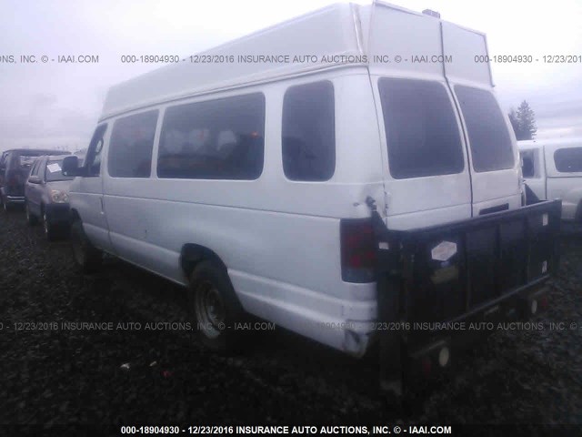 1FTNS24L63HA86355 - 2003 FORD ECONOLINE E250 VAN WHITE photo 3