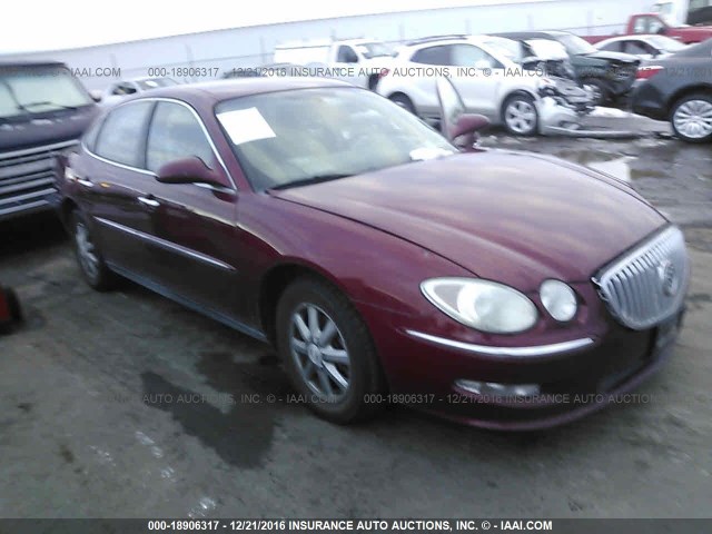 2G4WC582281193980 - 2008 BUICK LACROSSE CX RED photo 1