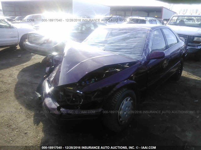 JT2BG22K3W0220118 - 1998 TOYOTA CAMRY CE/LE/XLE RED photo 2