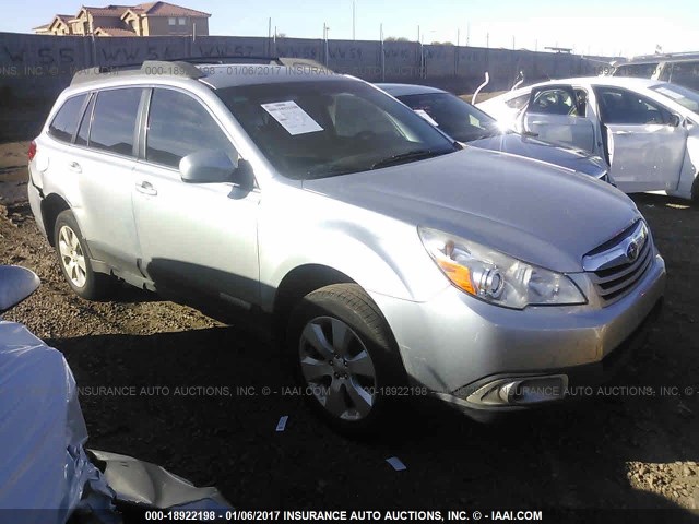 4S4BRBAC7C1292730 - 2012 SUBARU OUTBACK 2.5I SILVER photo 1