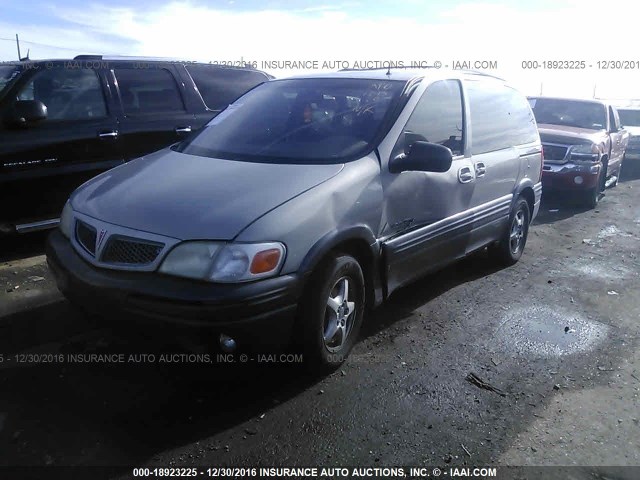 1GMDU03E81D323005 - 2001 PONTIAC MONTANA SILVER photo 2