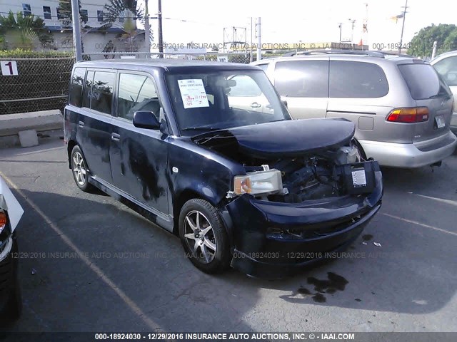 JTLKT324X50211302 - 2005 TOYOTA SCION XB BLACK photo 1