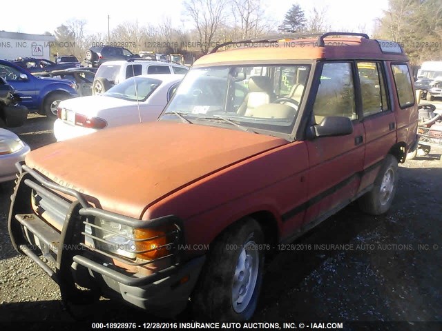 SALJY1245TA199122 - 1996 LAND ROVER DISCOVERY RED photo 2