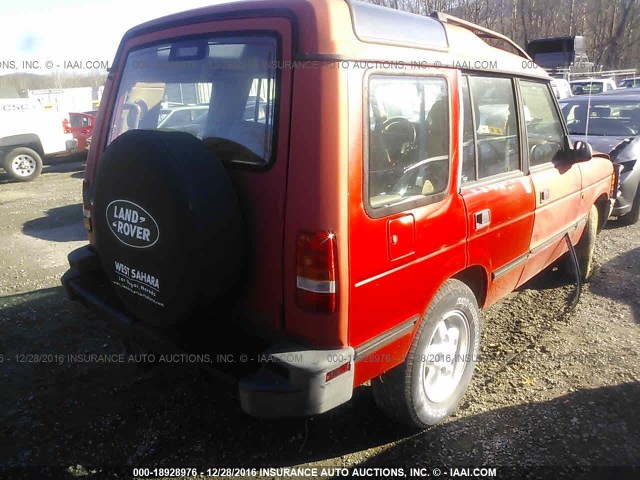 SALJY1245TA199122 - 1996 LAND ROVER DISCOVERY RED photo 4