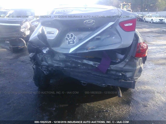 KMHDU4AD5AU897689 - 2010 HYUNDAI ELANTRA BLUE/GLS/SE GRAY photo 6