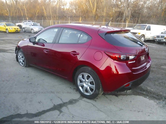 3MZBM1K74FM216787 - 2015 MAZDA 3 RED photo 3