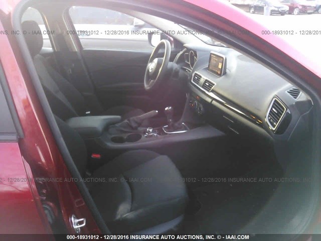 3MZBM1K74FM216787 - 2015 MAZDA 3 RED photo 5