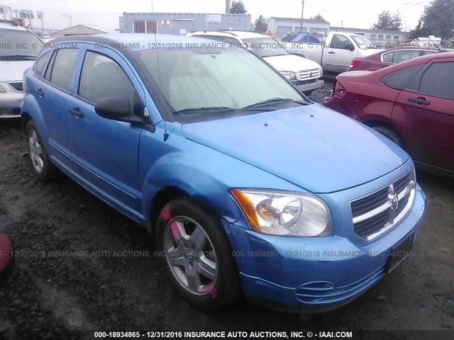 1B3HB48B78D675229 - 2008 DODGE CALIBER SXT BLUE photo 1