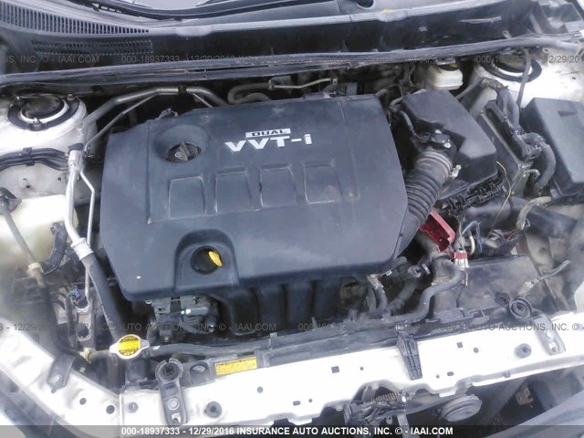 2T1KU40E79C160136 - 2009 TOYOTA COROLLA MATRIX  WHITE photo 10