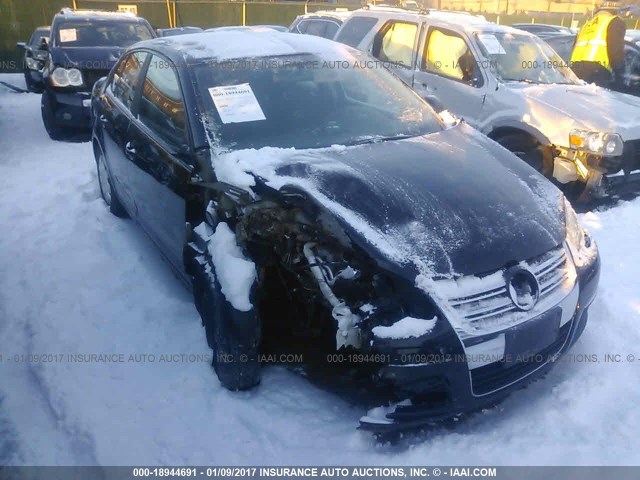 3VWGG71K07M055832 - 2007 VOLKSWAGEN JETTA BLACK photo 1