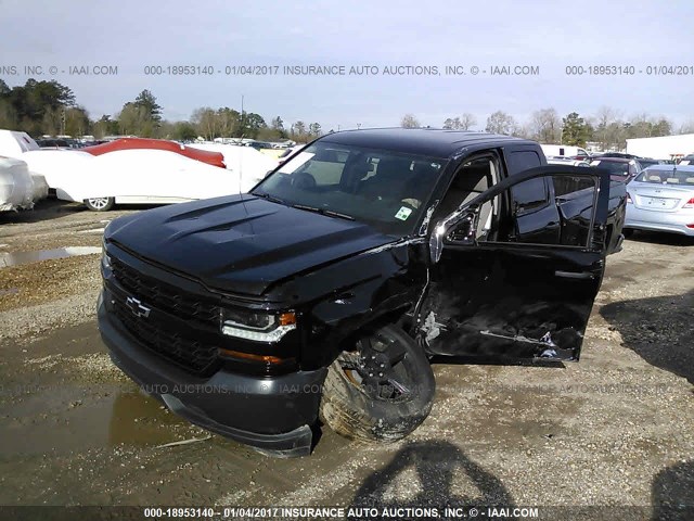 1GCRCNEC1GZ385332 - 2016 CHEVROLET SILVERADO C1500/C1500  LS BLACK photo 2