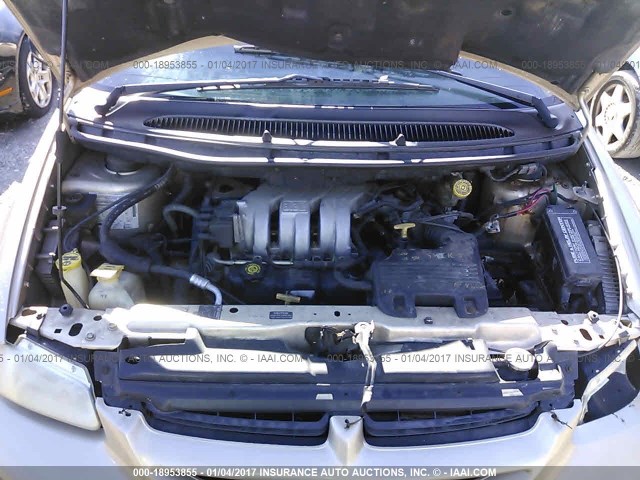 1B4GP45G8XB916167 - 1999 DODGE CARAVAN SE/SPORT GOLD photo 10