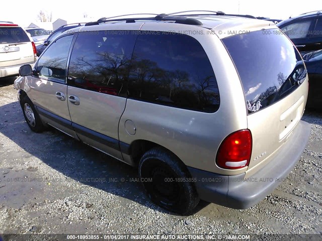 1B4GP45G8XB916167 - 1999 DODGE CARAVAN SE/SPORT GOLD photo 3