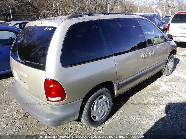 1B4GP45G8XB916167 - 1999 DODGE CARAVAN SE/SPORT GOLD photo 4