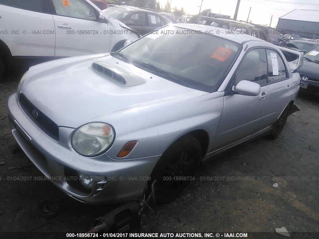 JF1GD29623G510325 - 2003 SUBARU IMPREZA WRX SILVER photo 2