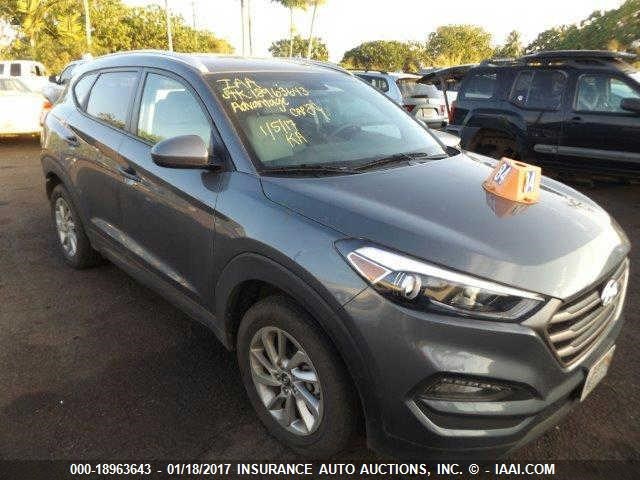 KM8J3CA41GU077277 - 2016 HYUNDAI TUCSON LIMITED/SPORT AND ECO/SE GRAY photo 1