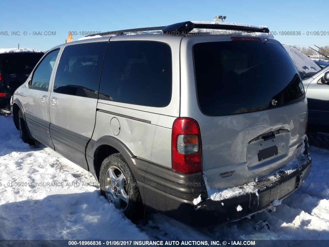 1GMDX03E84D164451 - 2004 PONTIAC MONTANA SILVER photo 3