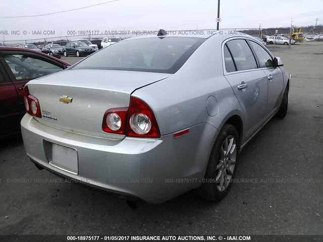 1G1ZG5E7XCF261023 - 2012 CHEVROLET MALIBU LTZ 银色 照片 4