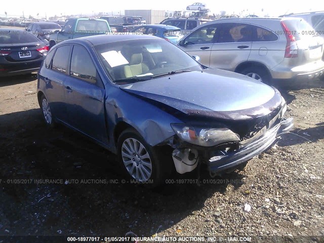 JF1GH6B66AH813315 - 2010 SUBARU IMPREZA 2.5I PREMIUM BLUE photo 1