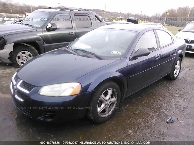 1B3EL46X95N648392 - 2005 DODGE STRATUS SXT BLUE photo 2