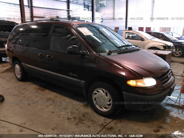 2P4GP44G6XR309282 - 1999 PLYMOUTH GRAND VOYAGER SE/EXPRESSO PURPLE photo 1