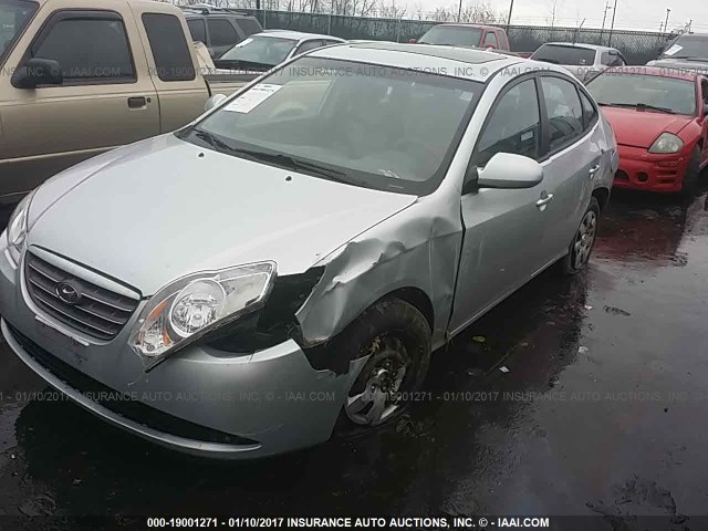 KMHDU46D69U687610 - 2009 HYUNDAI ELANTRA GLS/SE SILVER photo 2