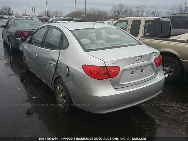 KMHDU46D69U687610 - 2009 HYUNDAI ELANTRA GLS/SE SILVER photo 3