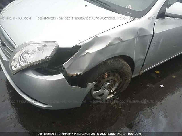 KMHDU46D69U687610 - 2009 HYUNDAI ELANTRA GLS/SE SILVER photo 6